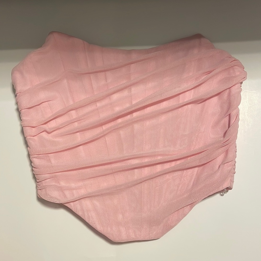 Pink corset top women’s extra small